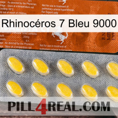 Rhinocéros 7 Bleu 9000 42